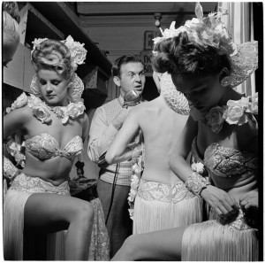“Backstage at the Copa” (Photo by Stanley Kubrick for Life Magazine, 1948).